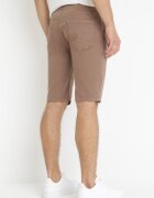  Pantaloni scurți maro cu elastic în talie și manșete rulate Feven
