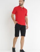  Pantaloni scurți Negri Casual cu șiret și elastic în talie Nasine