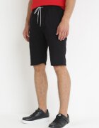  Pantaloni scurți Negri Casual cu șiret și elastic în talie Nasine