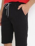  Pantaloni scurți Negri Casual cu șiret și elastic în talie Nasine