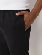  Pantaloni scurți Negri Clasici cu elastic în talie cu șnur pe interior Piofina