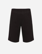  Pantaloni scurți Negri Clasici cu elastic în talie cu șnur pe interior Piofina