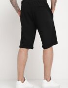  Pantaloni scurți Negri de Trening Până la Genunchi cu Buzunare cu Fermoare Isadorela