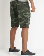  Pantaloni scurți Verde închis Moro cu Buzunare Late Herkett