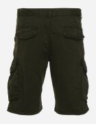  Pantaloni scurți Verzi din bumbac Stil cargo cu clape la buzunare Quoolia