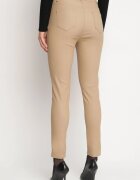  Pantaloni Skinny Bej închis Modelatori din imitație de piele Natividade