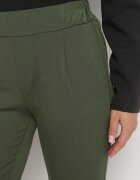  Pantaloni Verzi 3/4 cu Elastic în Talie și Buzunare Saivie