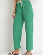  Pantaloni Verzi cu elastic în talie și șnur Trivisa
