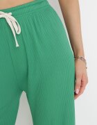  Pantaloni Verzi cu elastic în talie și șnur Trivisa