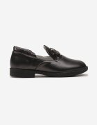  Pantofi Argintiu-Negru Omphiopis