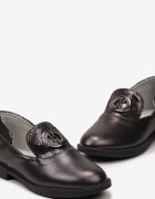  Pantofi Argintiu-Negru Omphiopis