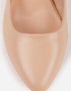  Pantofi Bej cu toc stiletto Dimea