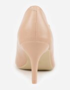  Pantofi Bej cu toc stiletto Dimea