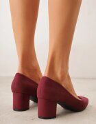  Pantofi cu toc Bordo