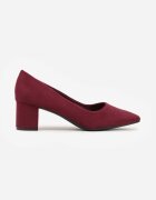  Pantofi cu toc Bordo