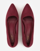  Pantofi cu toc Bordo
