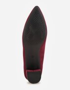  Pantofi cu toc Bordo