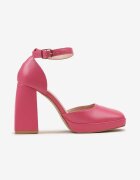  Pantofi cu toc Fucsia