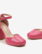  Pantofi cu toc Fucsia