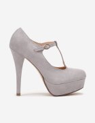  Pantofi cu toc Gri