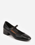  Pantofi cu toc Negri stil Mary Jane cu cataramă Kareoma