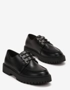  Pantofi Negri cu Protector Leasias