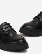  Pantofi Negri cu Protector Leasias