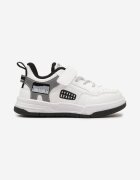  Pantofi Sport Alb-Negru Prinse cu scai Legate decorativ Melliora