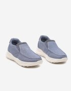  Pantofi Sport Albaștri Slip On din Material Denim Moallin