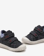  Pantofi Sport Albastru Marin peste gleznă cu branț din piele și scai Lizartta