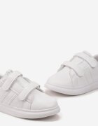  Pantofi Sport Albi cu Talpă Plată cu Prindere Tip Arici Lanisse