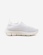  Pantofi Sport Albi Slip-on cu Guler Tip Șosetă Tiamelina