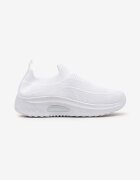  Pantofi Sport Albi slip-on cu talpă tip pană cu perforații Mellarina