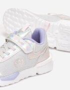  Pantofi sport Argintii cu Branț din Piele și Inserții Metalice Maesyn