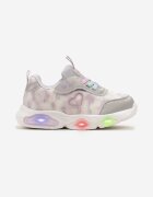  Pantofi sport Argintii cu talpă luminoasă Zalvina