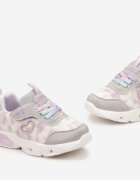  Pantofi sport Argintii cu talpă luminoasă Zalvina