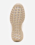  Pantofi sport bej slip-on cu talpă compensată cu perforații Mellarina