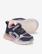  Pantofi Sport Bleumarin cu Scai cu Talpă LED Ulisa
