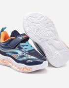  Pantofi sport bleumarin cu talpă luminoasă și închidere cu scai Farilne