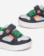  Pantofi sport Bleumarin-verzi până la gleznă cu velcro Baucis