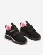  Pantofi Sport Clasici Negru-Roz cu scai Trigla
