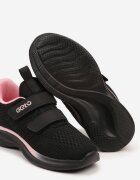  Pantofi Sport Clasici Negru-Roz cu scai Trigla