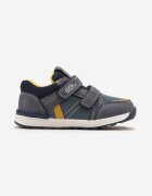  Pantofi Sport Gri cu închidere cu scai și Cusături Decorative Zlotia
