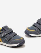  Pantofi Sport Gri cu închidere cu scai și Cusături Decorative Zlotia