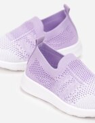  Pantofi Sport Mov Slip-on cu Perforații Kayliee