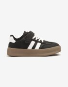  Pantofi Sport Negri Adidași Tenisi cu Branț din Piele și Curele Felresil