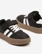  Pantofi Sport Negri Adidași Tenisi cu Branț din Piele și Curele Felresil