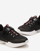  Pantofi Sport Negri cu Sclipici cu Închidere cu Velcro Nisael