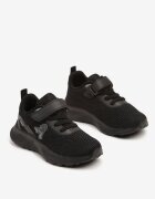  Pantofi Sport Negri Sneakers Decorați cu o Aplicație Fonarea