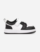  Pantofi Sport Negru-Alb cu Branț din Piele și Scai Agapita